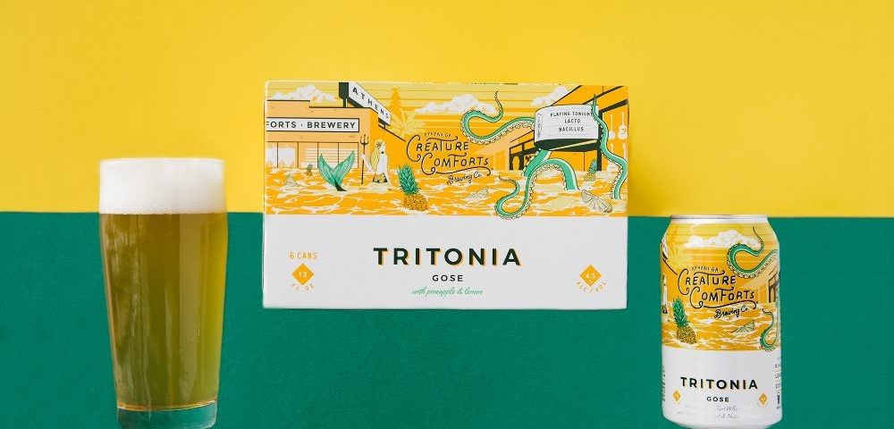 tritonia gose packaging and can