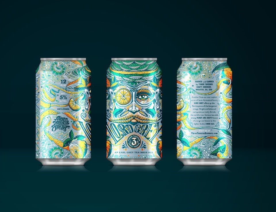 cans of three taverns lord grey