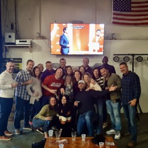 group on brewery tour