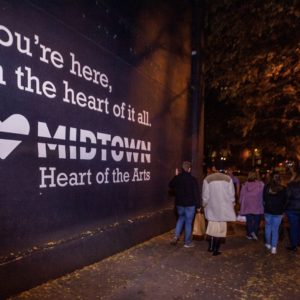 group on midtown walking tour